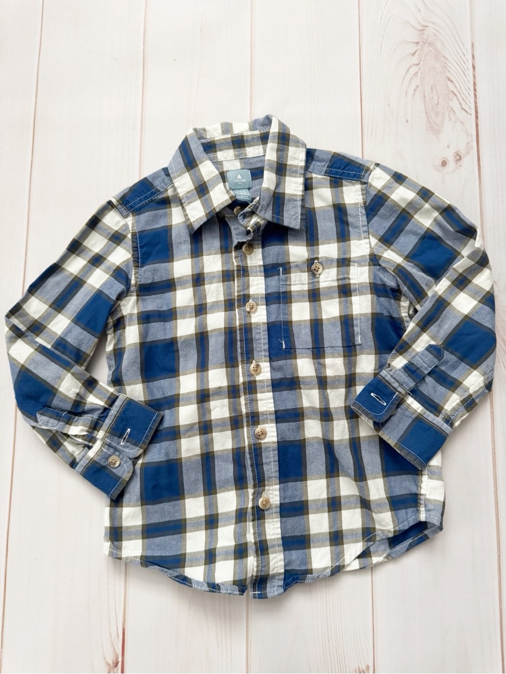 Baby Gap Button Plaid Shirt